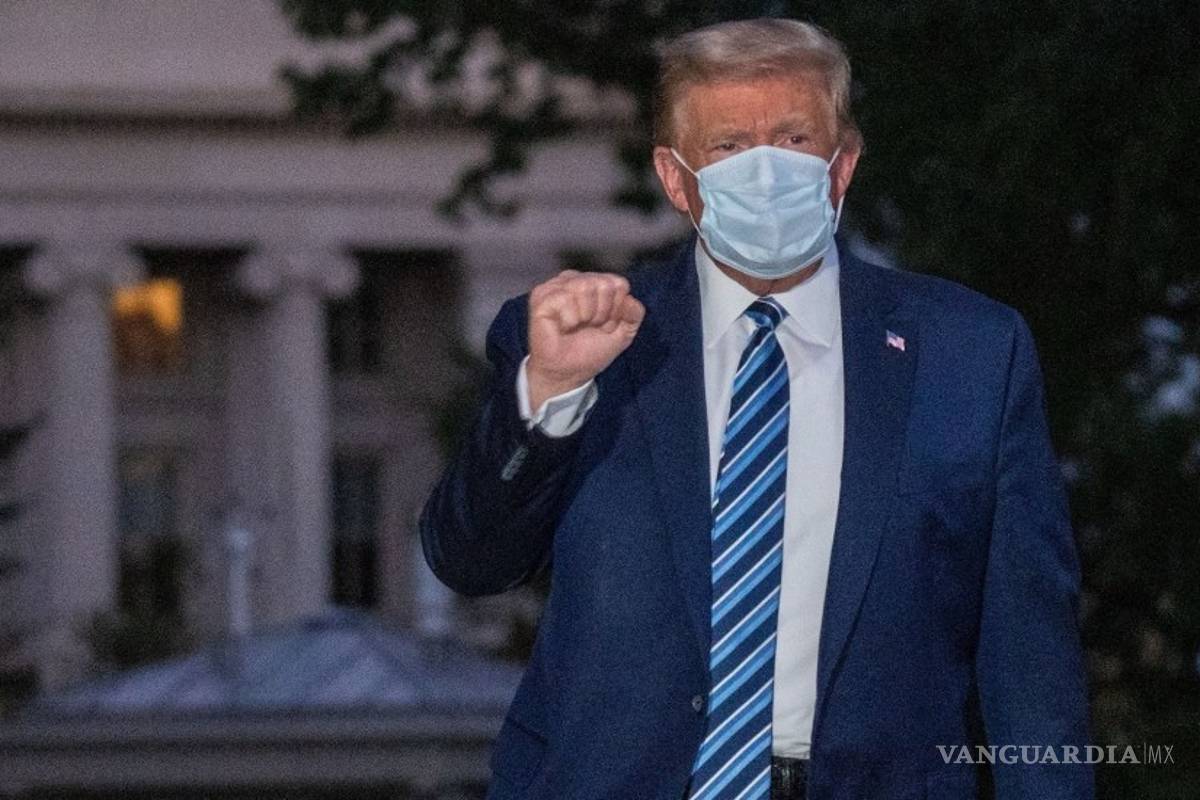 Trump se siente “genial” y ha generado anticuerpos contra COVID-19, dice médico