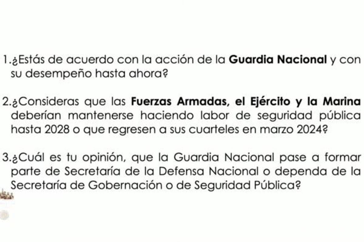 $!El presidente de México ya tiene incluso las propuestas de preguntas