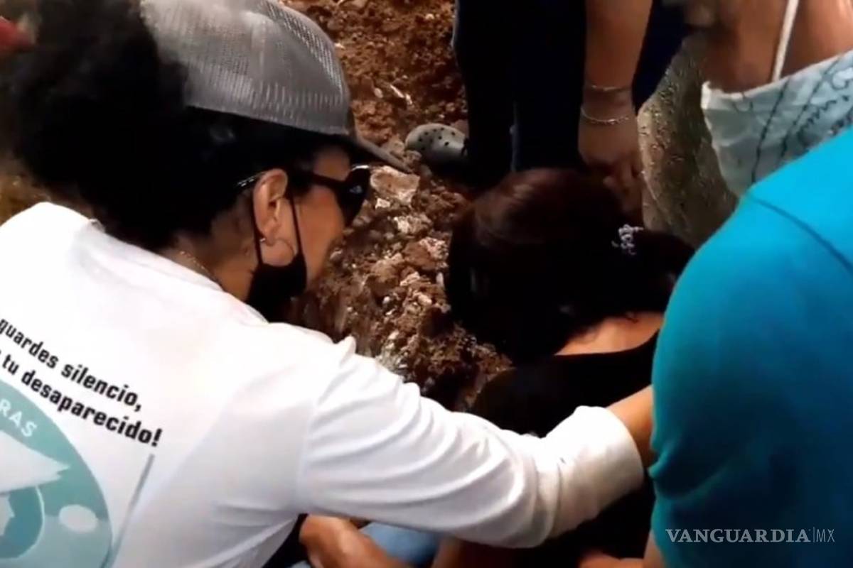 Video desgarrador: En Hermosillo, madre encuentra los restos de su hijo desaparecido