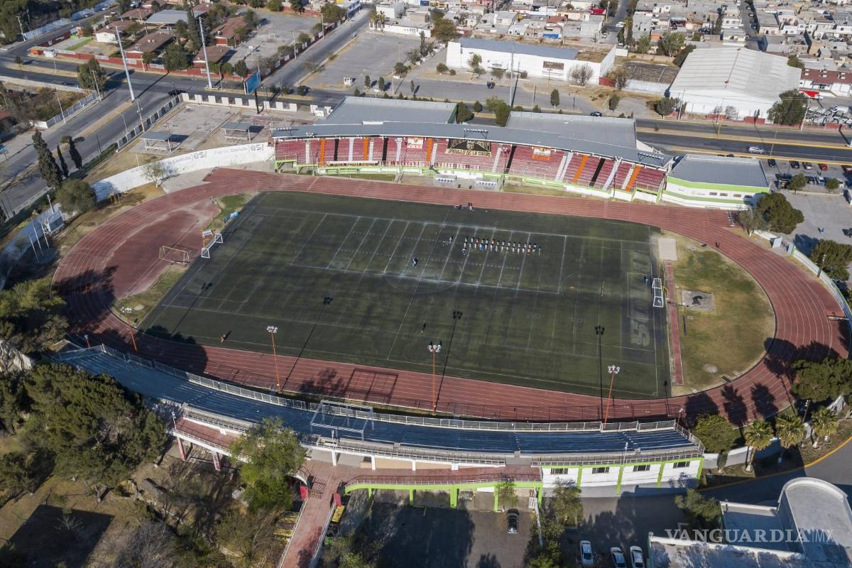 $!Vista aérea del Estadio Olímpico de Saltillo.