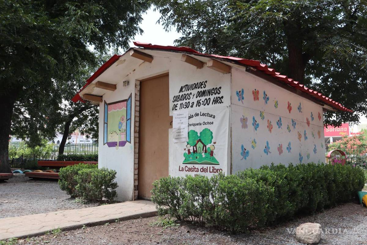 La casita del libro: nuevo atractivo del parque El Chapulín en Saltillo