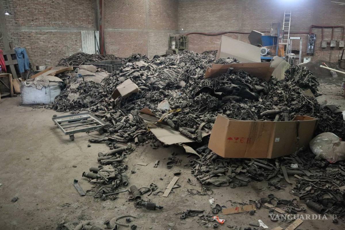 $!La empresa saltillense Redesa recicla llantas y caucho posindustrial para múltiples usos.
