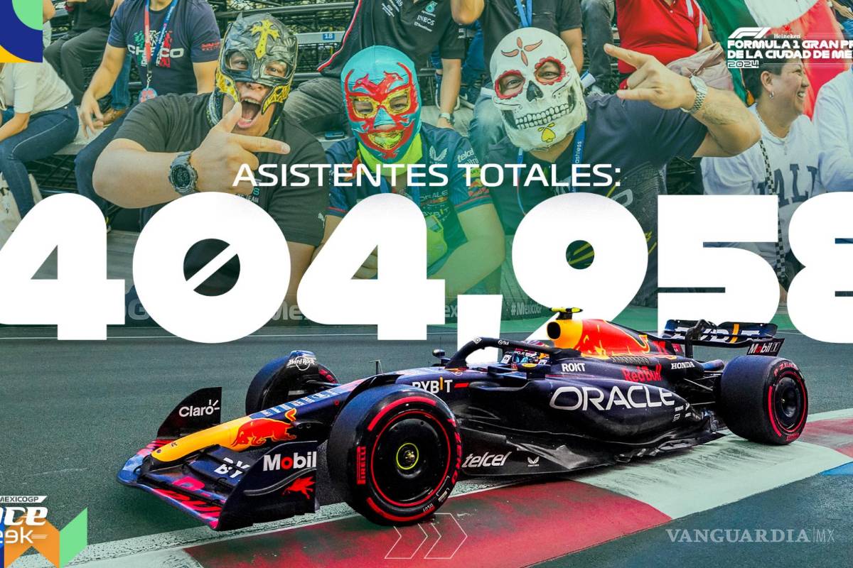 ¡El Gran Premio de México rompe récord de asistencia por quinto año consecutivo!