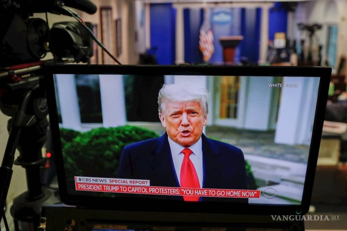 Trump &quot;se rinde&quot; y anuncia públicamente que dejará la Casa Blanca tras los disturbios en el Capitolio