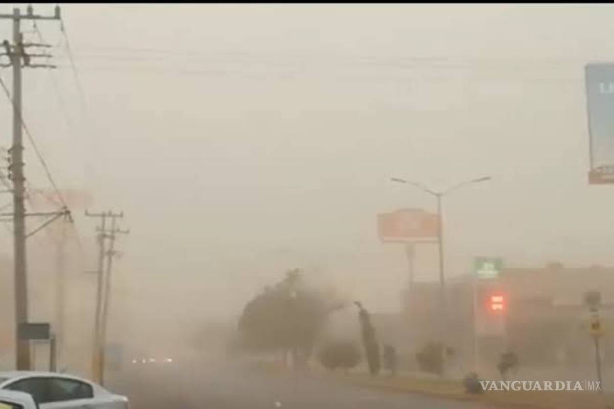 Protección Civil reporta saldo blanco después de fuerte tolvanera en Torreón