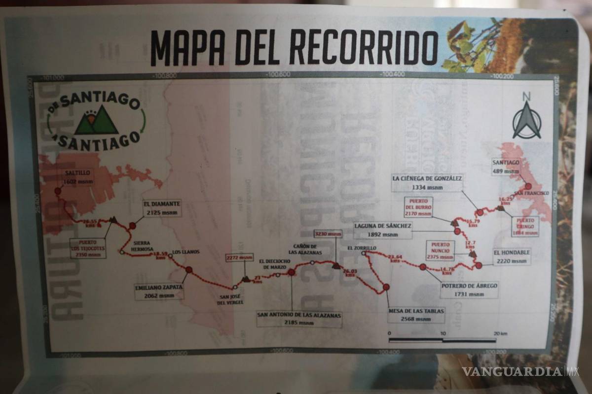 $!La ruta abarcará puntos como Sierra Hermosa, Camino del Cuatro, San Antonio de las Alazanas, Monterreal, Cañón de Lobos, Mesa de las Tablas, entre otros.