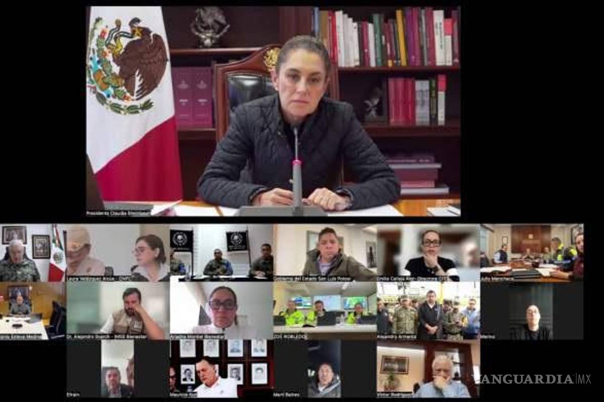 Claudia Sheinbaum encabeza reunión urgente por lluvias que han dejado 37 muertos en el país