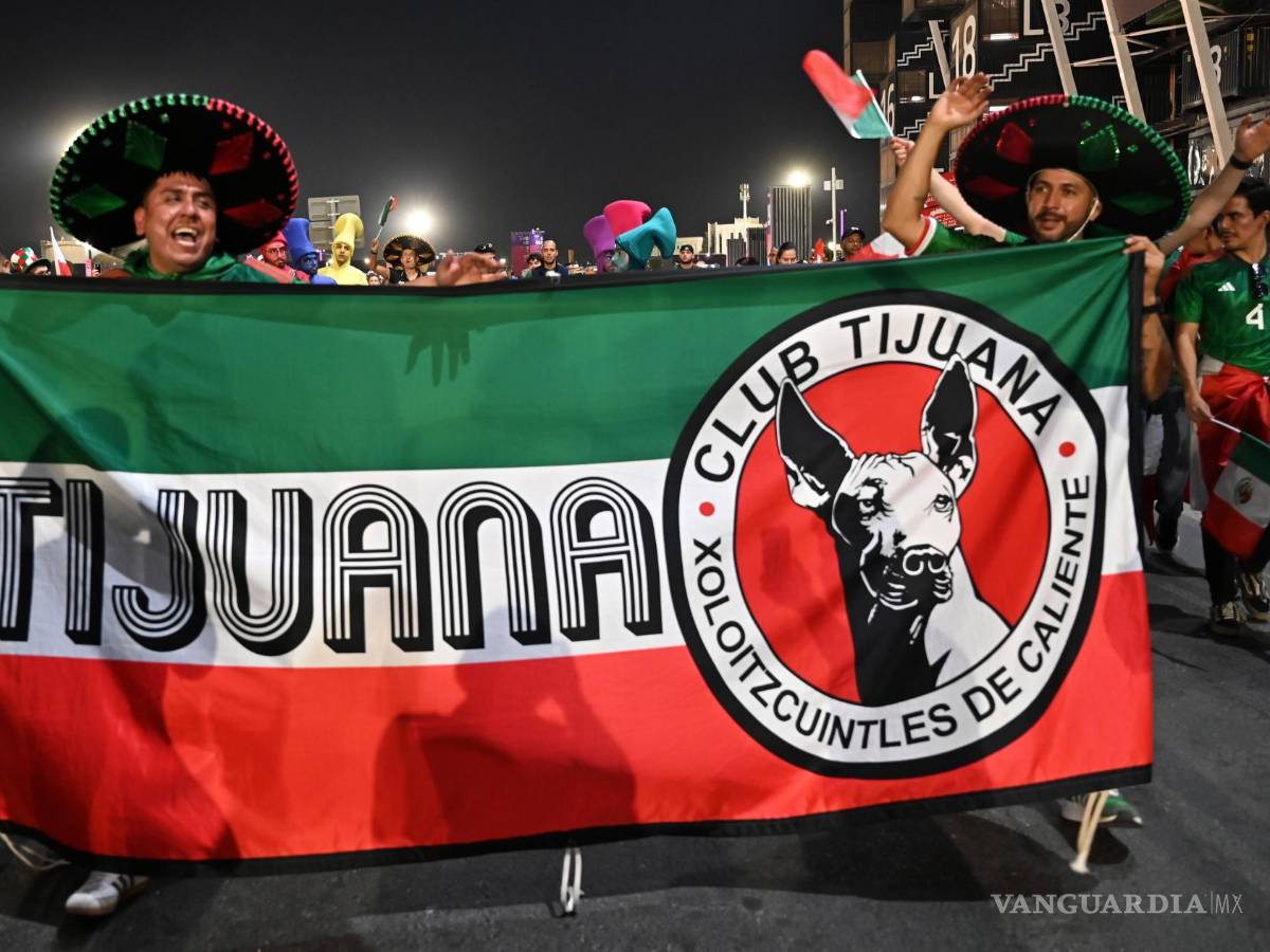 $!Seguidores de México antes del partido de la Copa Mundial de la FIFA 2022 entre México y Polonia en el Estadio 947 en Doha, Qatar.