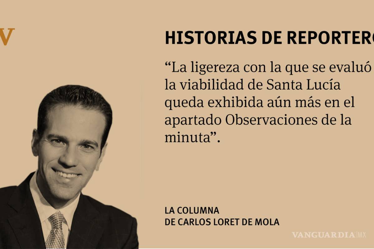 Una plática y un sobrevuelo bastaron para palomear Santa Lucía