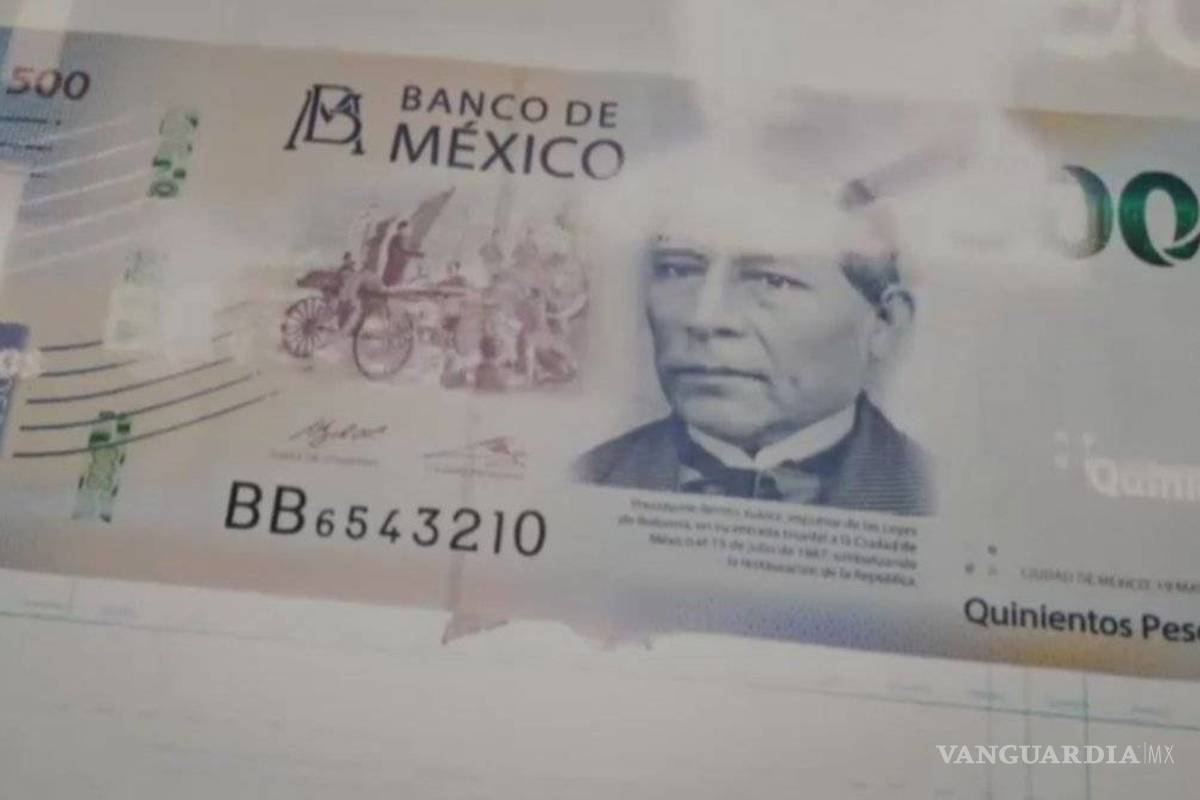 Teme Comercio organizado de Saltillo confusión con nuevo billete de 500 pesos