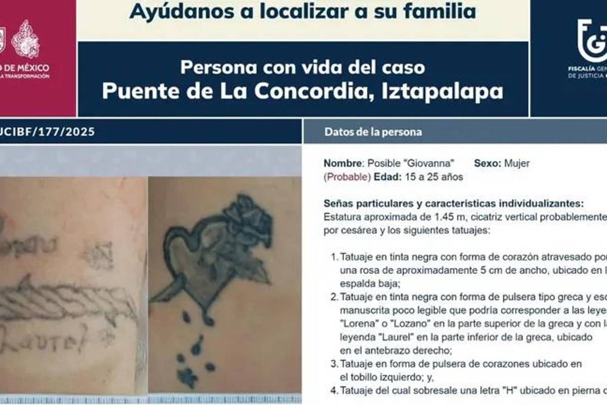 Una joven en estado crítico y un hombre fallecido, víctimas sin reconocer en CDMX