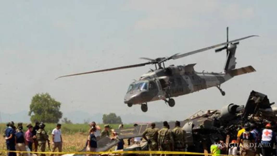Confirma FGR: por falta de combustible, cayó helicóptero durante captura de Caro Quintero