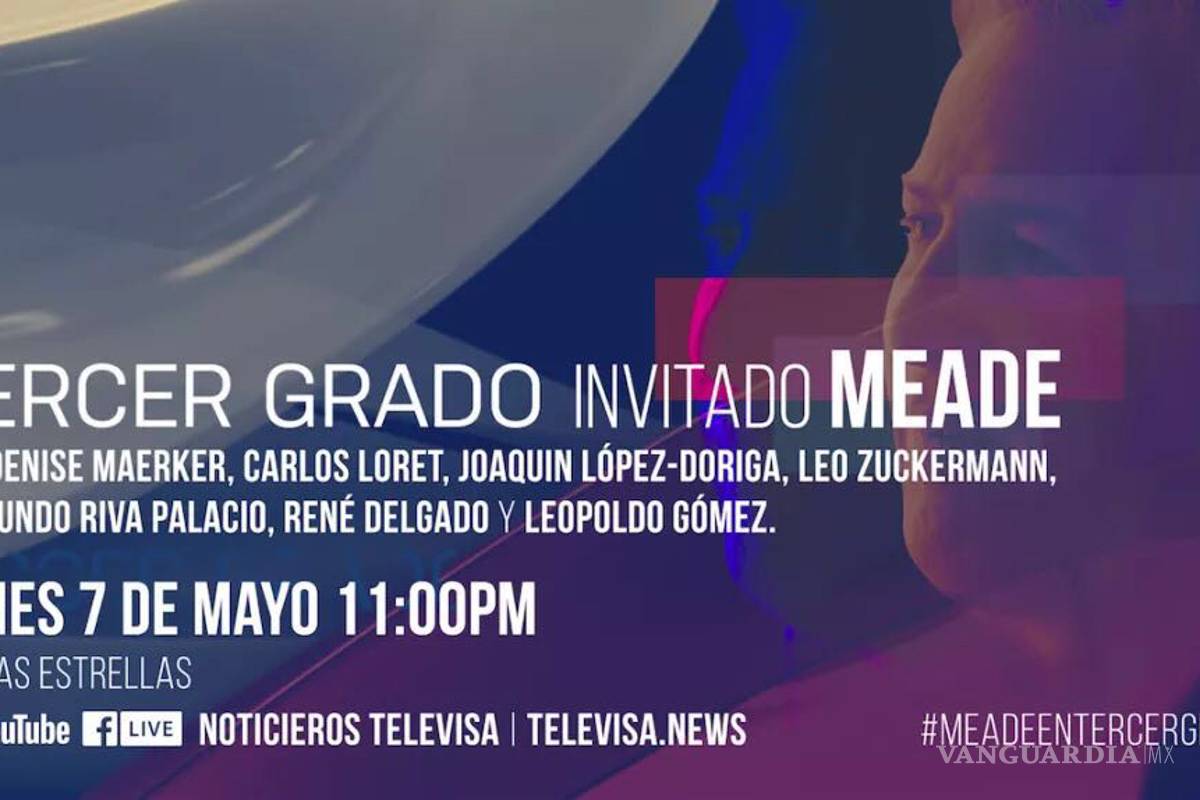 Televisa anuncia segundo ‘round’ de Tercer Grado: ahora con José Antonio Meade