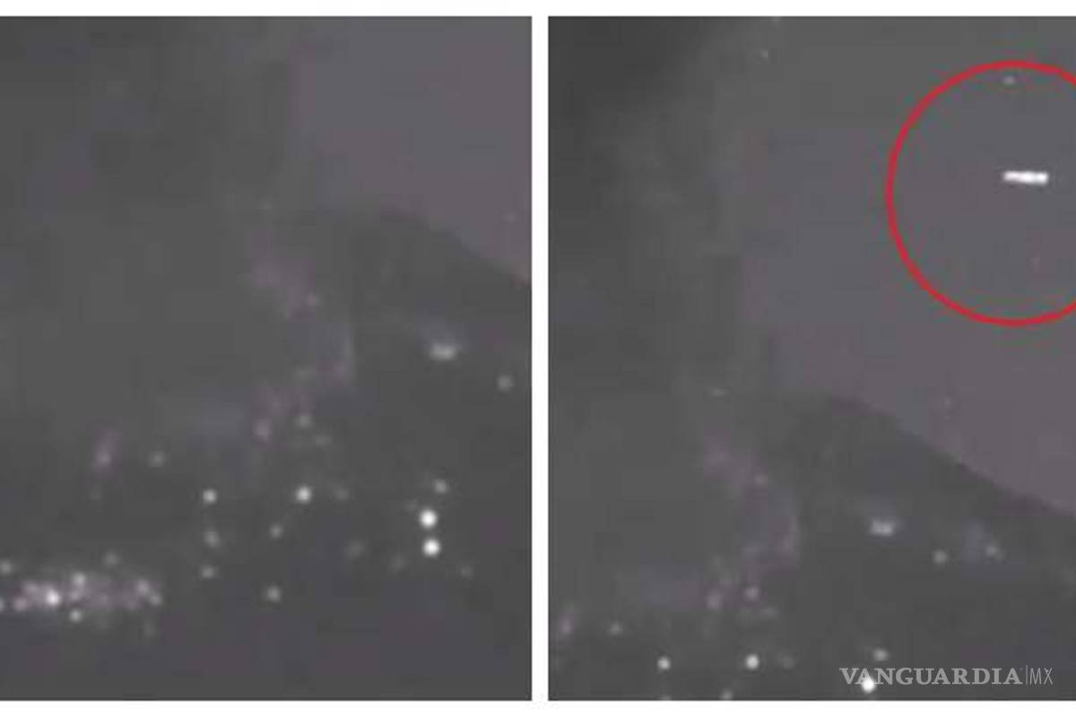Usuarios señalan avistamiento de OVNI tras explosión del Popocatépetl (video)