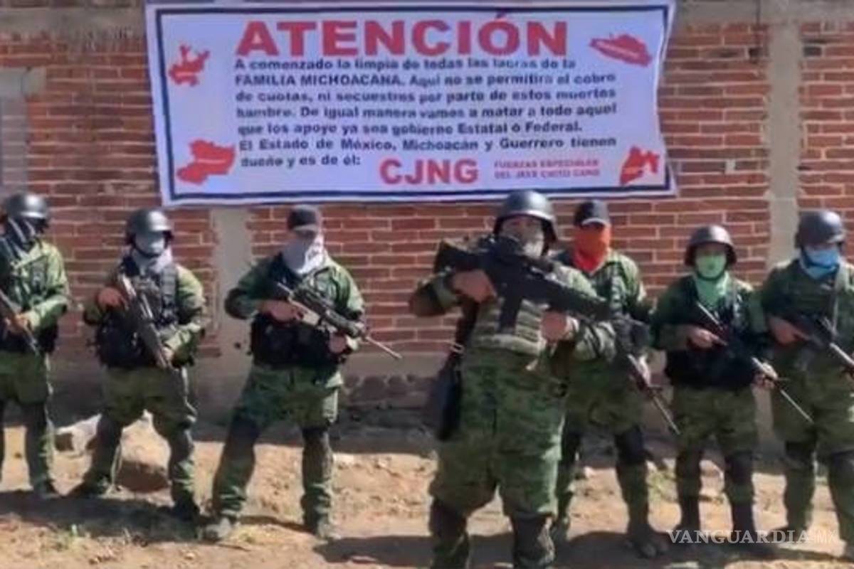 'Empezó la limpia señores'... Cártel Jalisco Nueva Generación anuncia su llegada al Estado de México