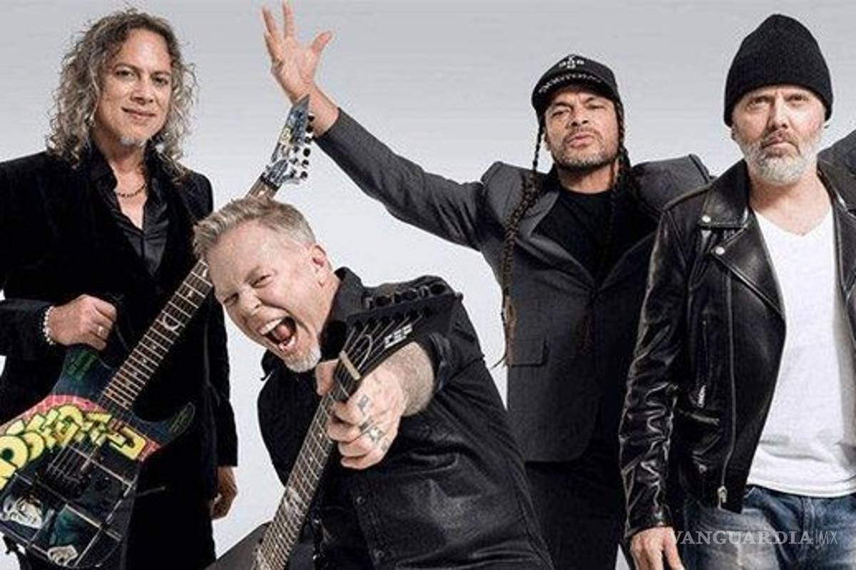 Reconocen a Metallica como la 'mayor banda en vivo', del mundo
