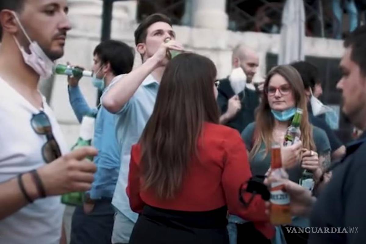 Happy hour es la impactante campaña de las autoridades italianas para concientizar sobre la reapertura por coronavirus
