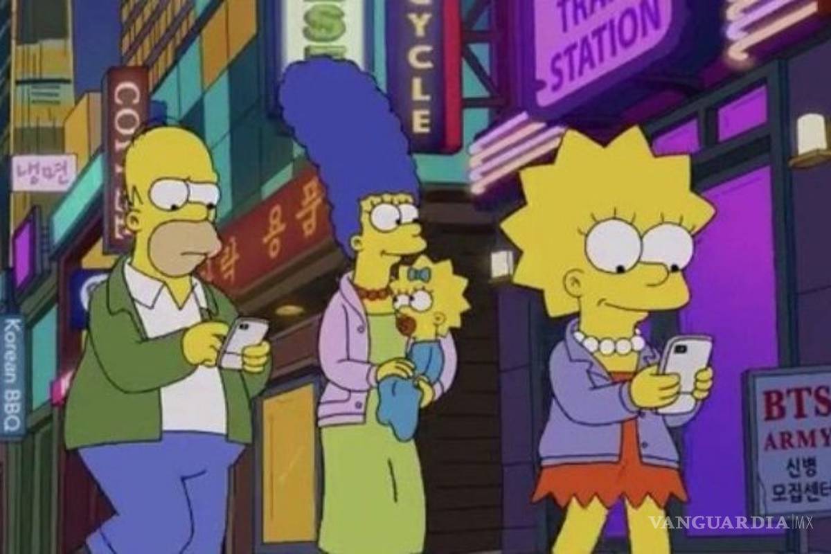 La banda de K-Pop BTS aparece en los Simpson y los fans enloquecen