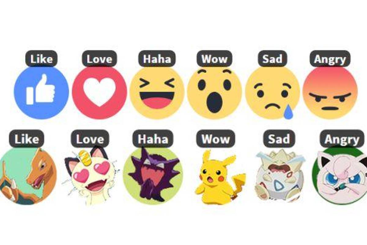 Con esta app podrás tener a pokemones como &quot;reacciones&quot; de Facebook