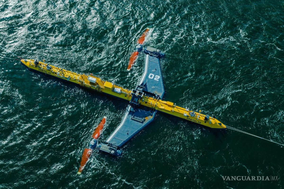 Planta mareomotriz flotante O2, energía que llega del mar a las casas