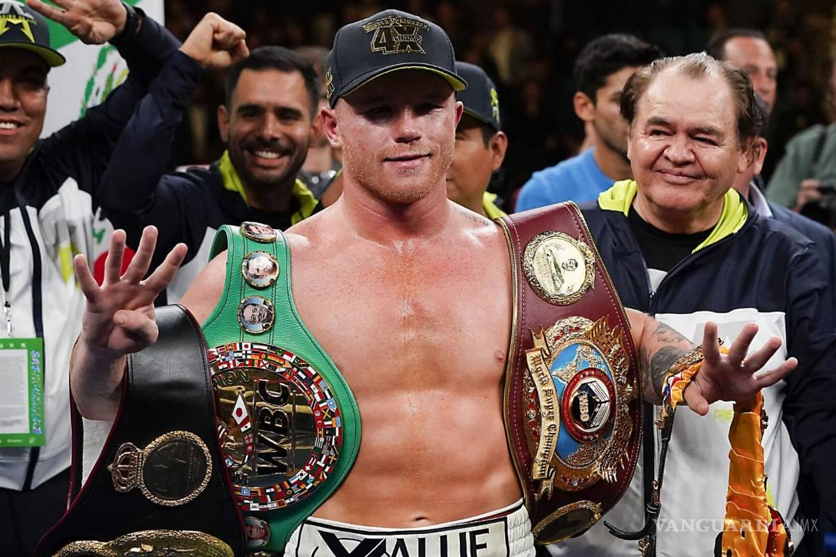 Presume ‘El Canelo’ estar a la altura de Cristiano Ronaldo y Messi