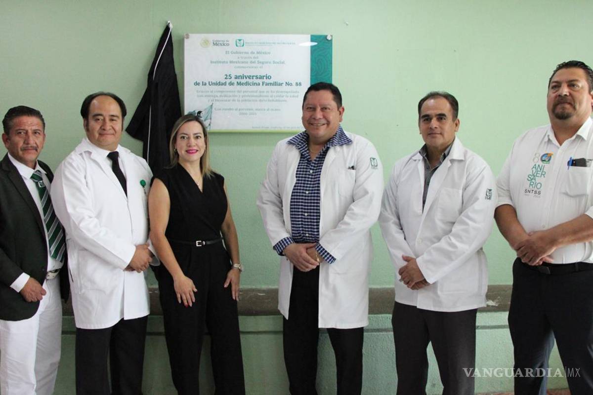 Celebra la UMF No. 88 del IMSS en Ramos Arizpe 25 años de atención médica con calidad y compromiso