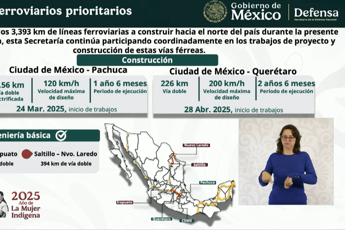 $!Construcción del tren de pasajeros Saltillo-Monterrey-Nuevo Laredo iniciará en agosto; tendrá 11 estaciones
