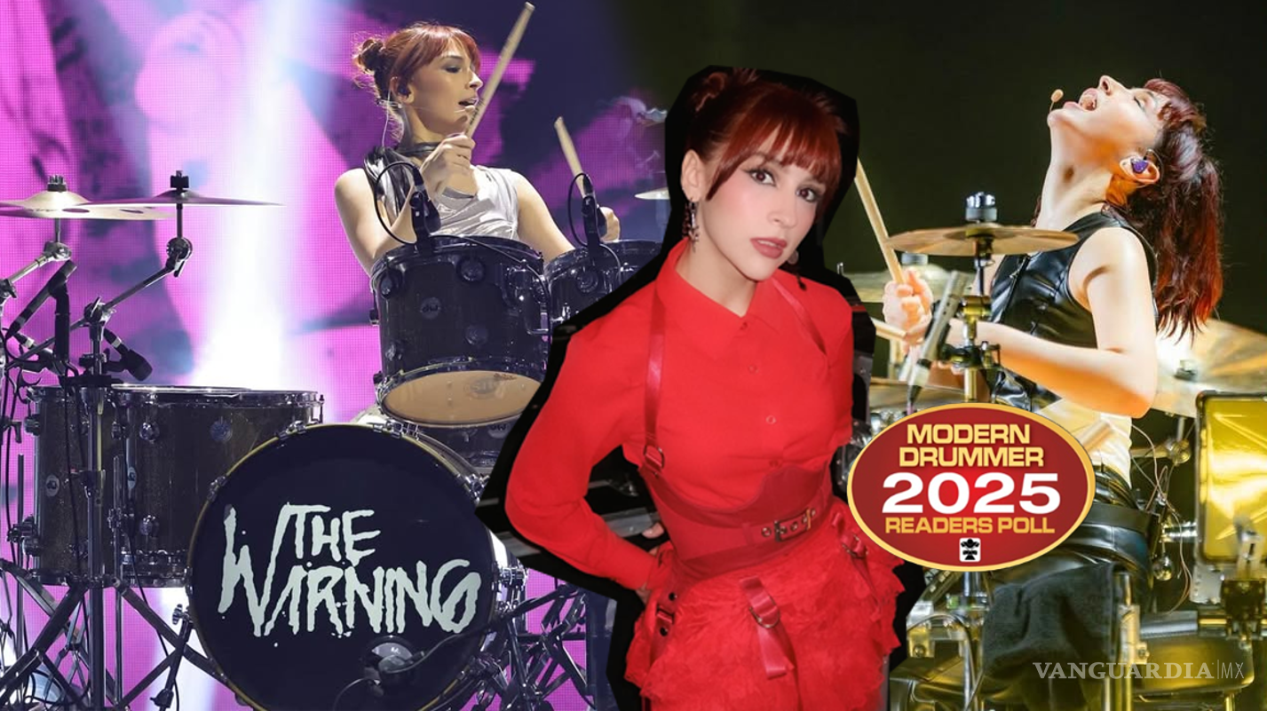 Paulina Villarreal, de The Warning, es nombrada la Mejor Baterista de Rock 2025 por Modern Drummer