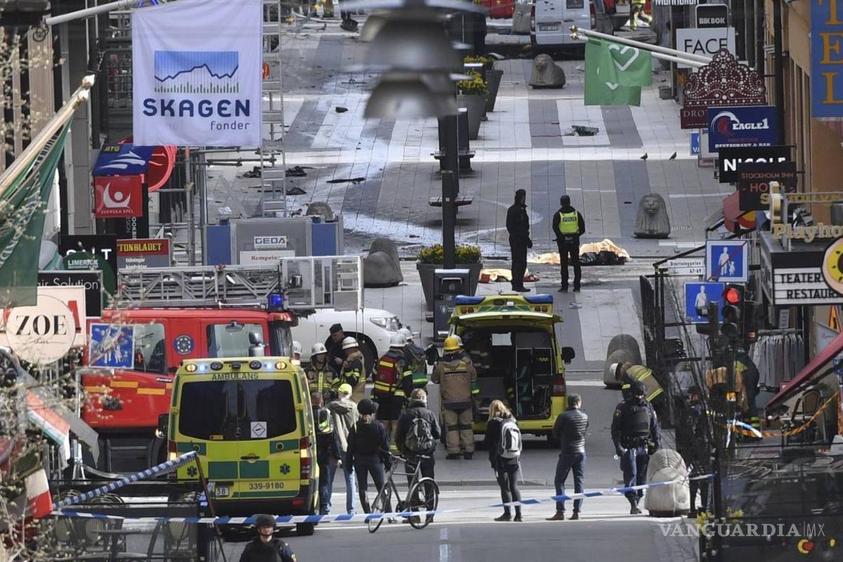 Detienen al autor del atentado de Estocolmo
