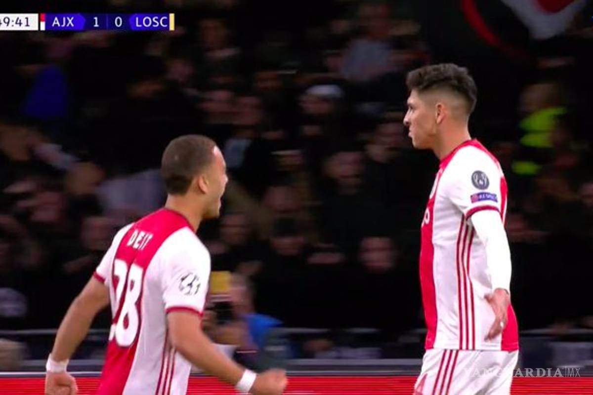 El golazo de Edson Álvarez con el que se estrena en Champions League