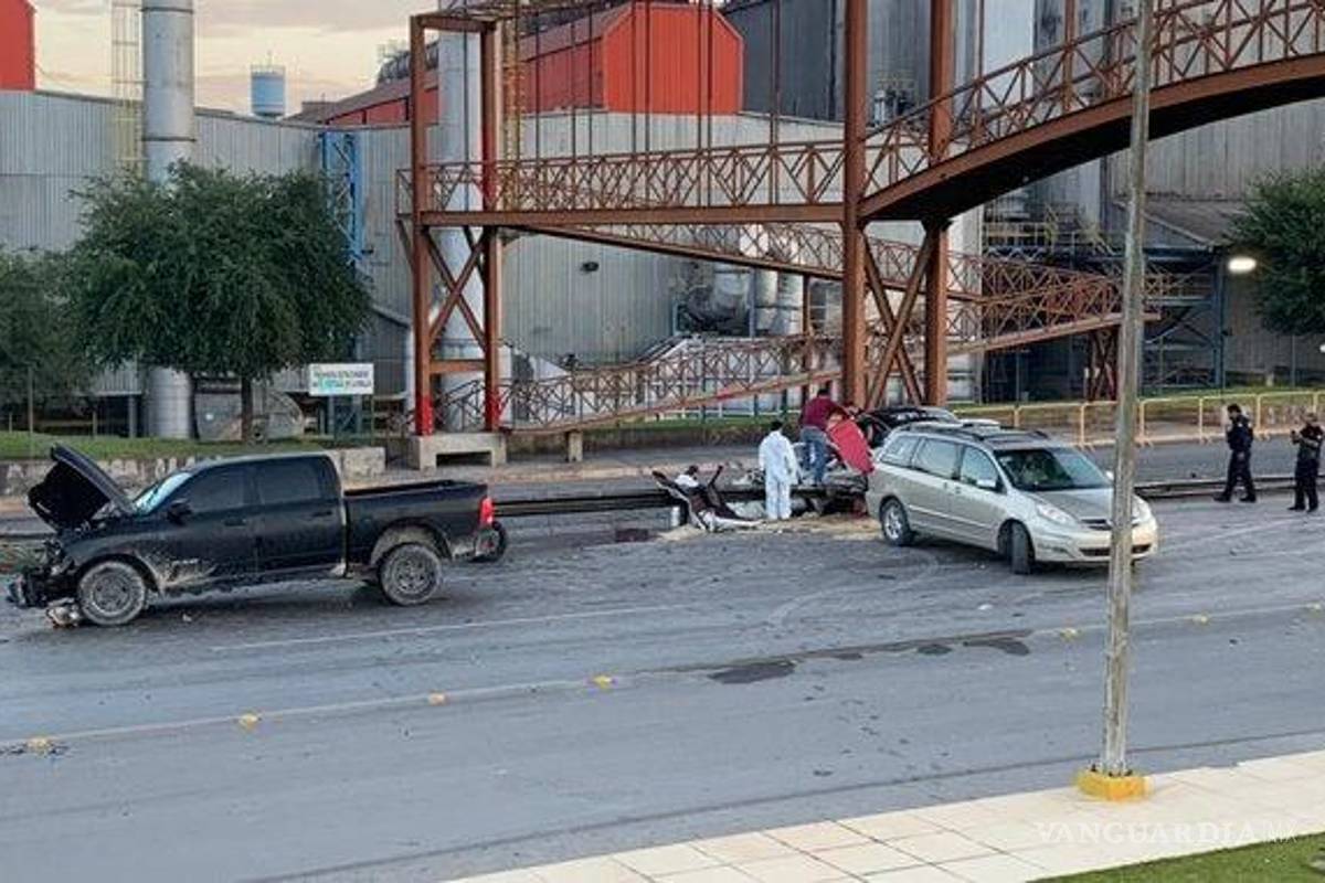 Trasladan a familia de choque al Muguerza de Saltillo