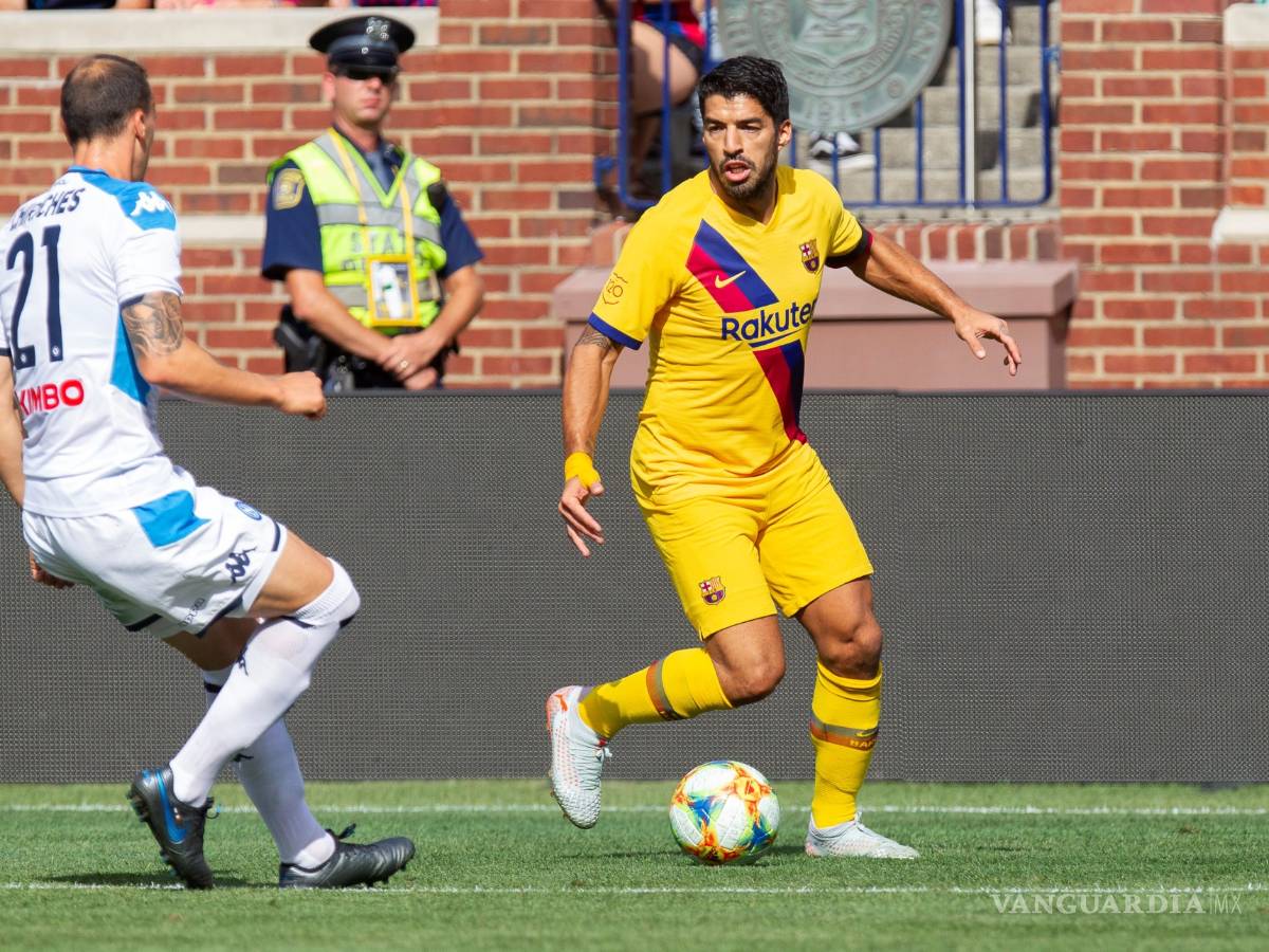 $!Barcelona aplasta al Napoli con Griezmann y Suárez en plan grande