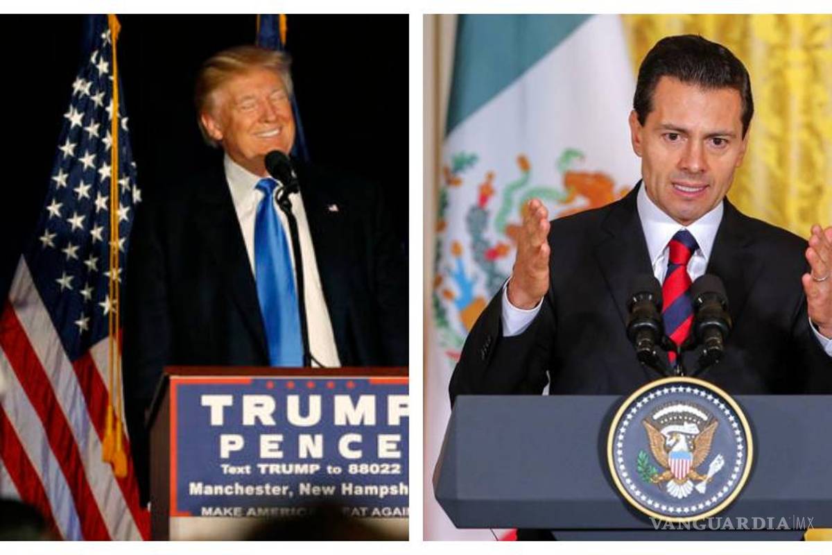 Trump y Peña Nieto discutirán sobre migración, comercio y drogas