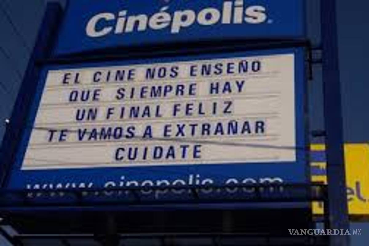 Coronavirus: Cinépolis cerró sus salas en México y nos rompe el corazón con su último mensaje