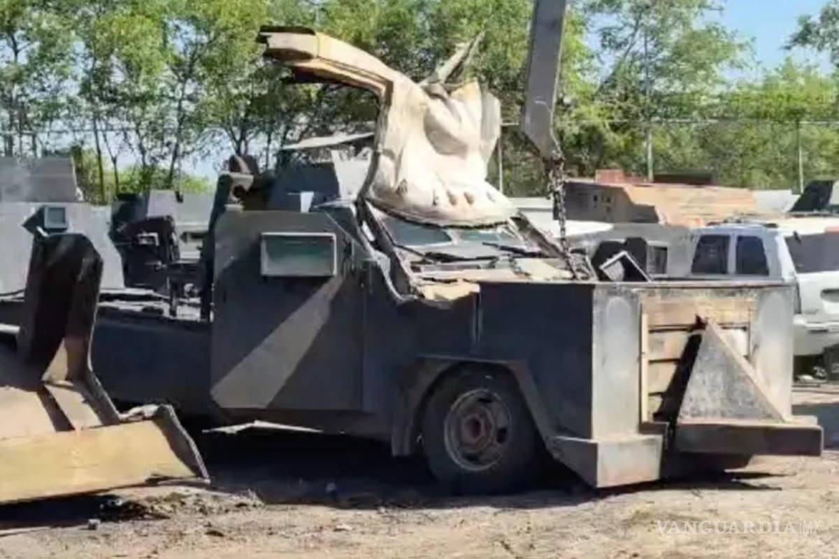 Destruye FGR 32 vehículos ‘monstruo’ en Tamaulipas