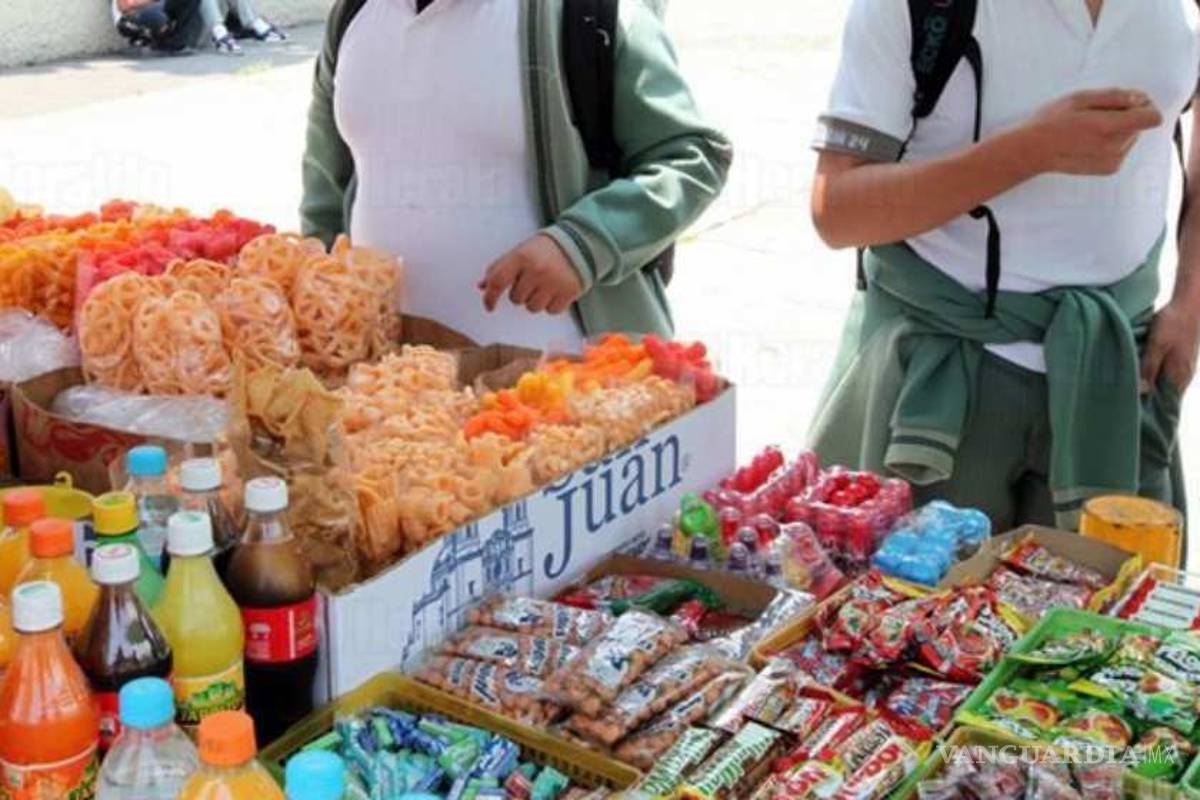 Proponen en Saltillo prohibir venta de comida chatarra a niños