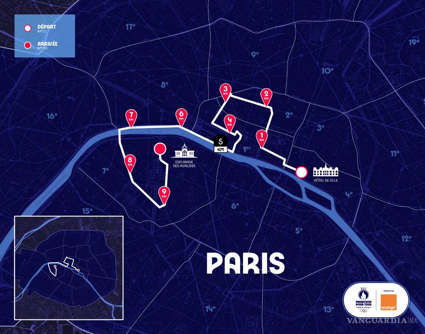 $!Este será la ruta de 42 kilómetros que podrán recorrer los maratonistas amateur.