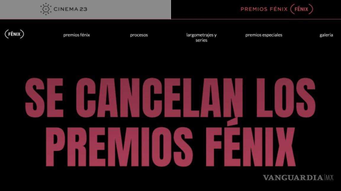 Cancelan los Premios Fénix de cine iberoamericano por falta de apoyo económico del gobierno mexicano