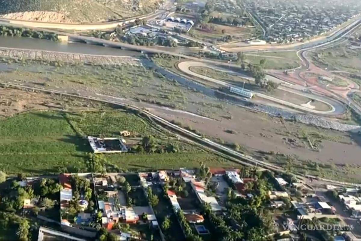 Corre agua por el Río Nazas en La Laguna; no fluía desde agosto de 2016 (video)