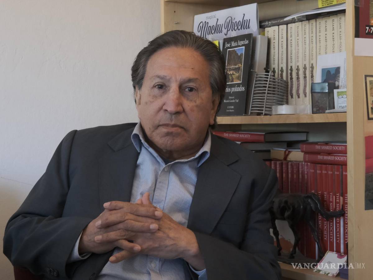 $!El expresidente peruano Alejandro Toledo durante una entrevista con EFE en Menlo Park, California, EE.UU.
