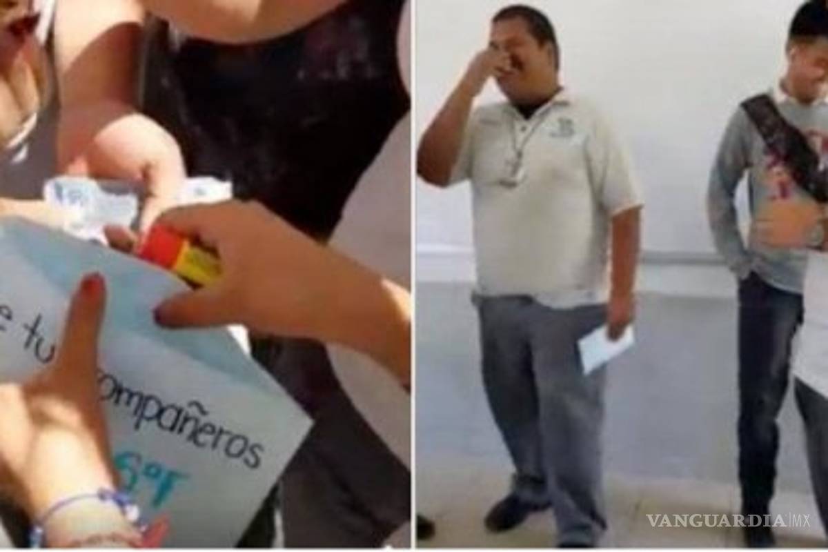 Estudiantes de CETis donan su 'beca AMLO' a compañero de escasos recursos en Chihuahua (video)