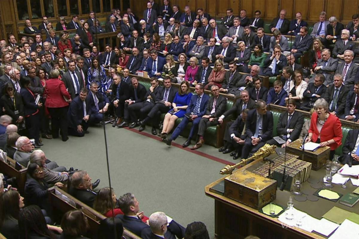 A 17 días del Brexit... Parlamento británico rechaza acuerdo de Theresa May