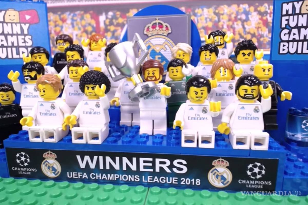 Recrean la final de la Champions con figuras de Lego