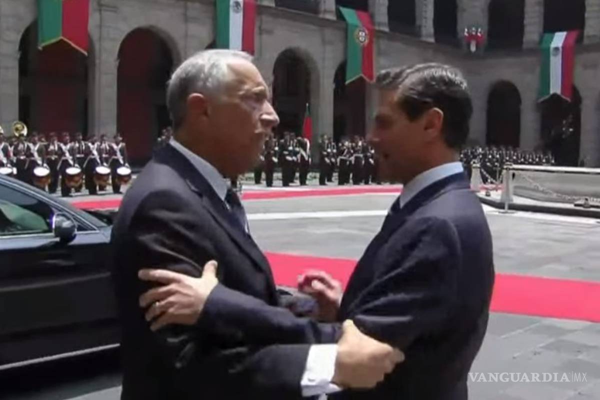 Peña Nieto se reúne con el presidente de Portugal