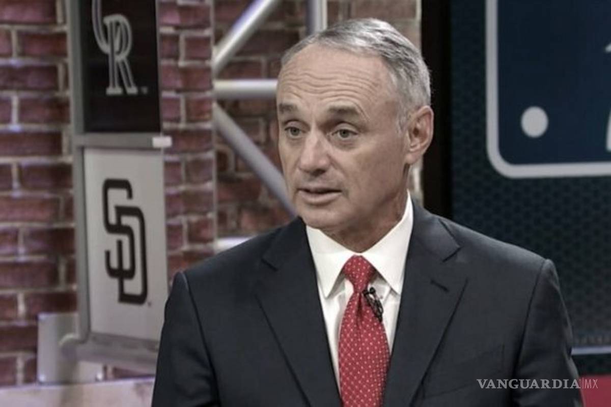 $!Rob Manfred ya no está seguro al '100 por ciento' sobre la temporada