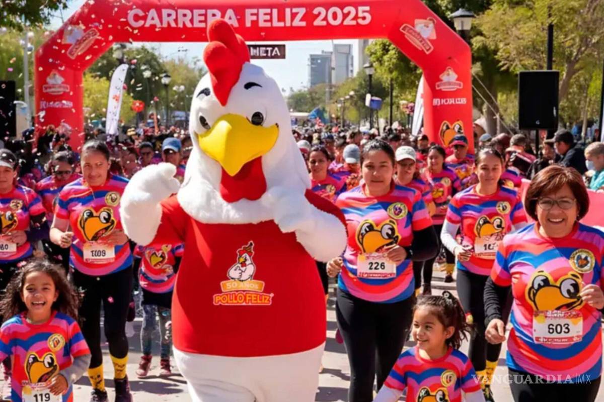 Saltillo se alista para la cuarta edición de la carrera del Pollo Feliz