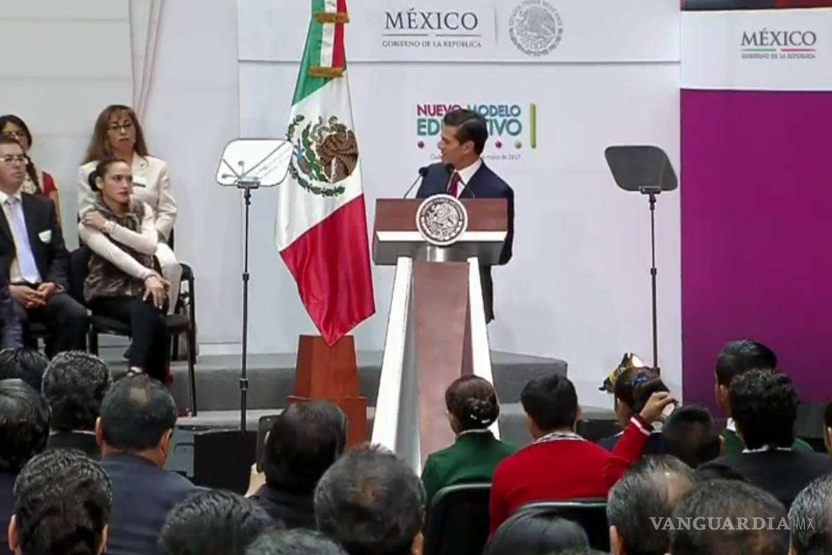 Peña Nieto encabeza presentación del nuevo modelo educativo