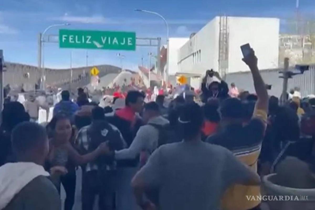 Migrantes intentaron cruzar a EU durante manifestación