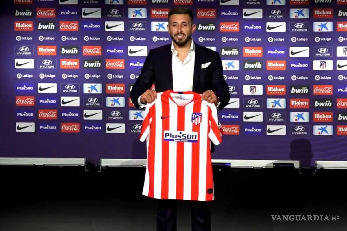 Héctor Herrera es presentado oficialmente como jugador del Atlético de Madrid