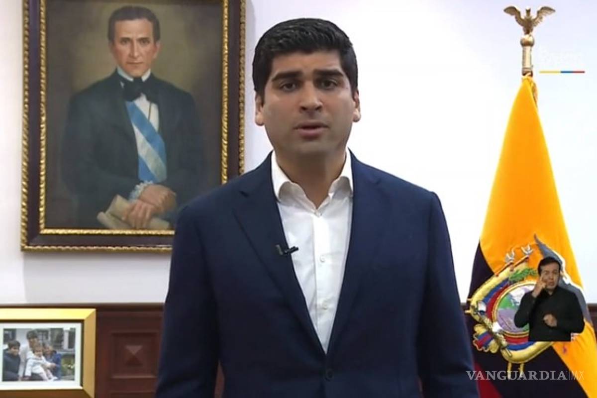 Renuncia Otto Sonnenholzner, vicepresidente de Ecuador, tras 18 meses de gestión